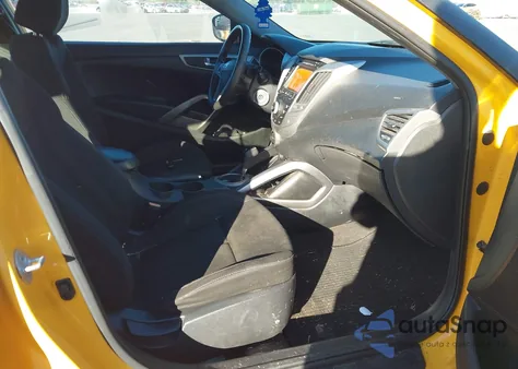 2014 Hyundai Veloster Base W/Black из США, поврежденный, VIN KMHTC6AD1EU200406